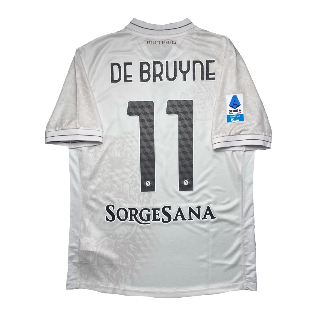 Player Edition] Napoli 2025/26 Away Shirt - De Bruyne #11 (Serie A