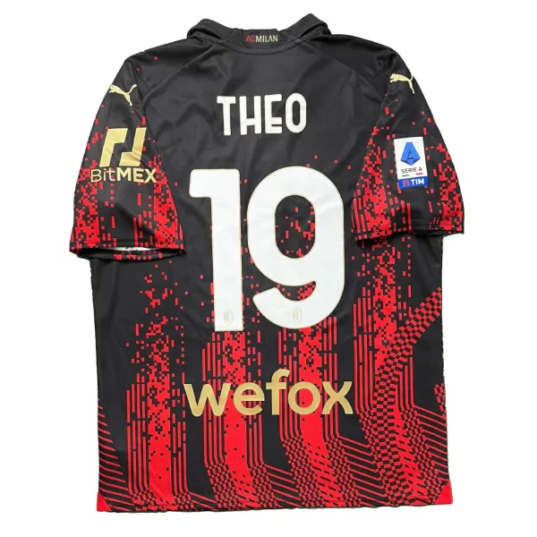 AC Milan x Koche 2022/23 4th Shirt - Theo #19 (Serie A Full Set) (Size L)