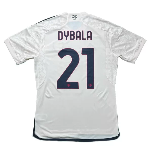 AS Roma 2023/24 Away Shirt - Dybala #21 and SPQR (Size L Asia)