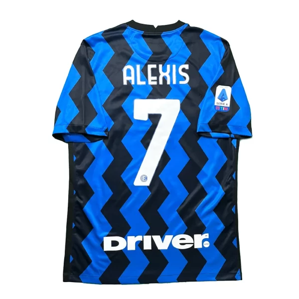 Inter Milan 2020/21 Home Shirt - Alexis #7 (Serie A Fullset) (Size M) *Defect*