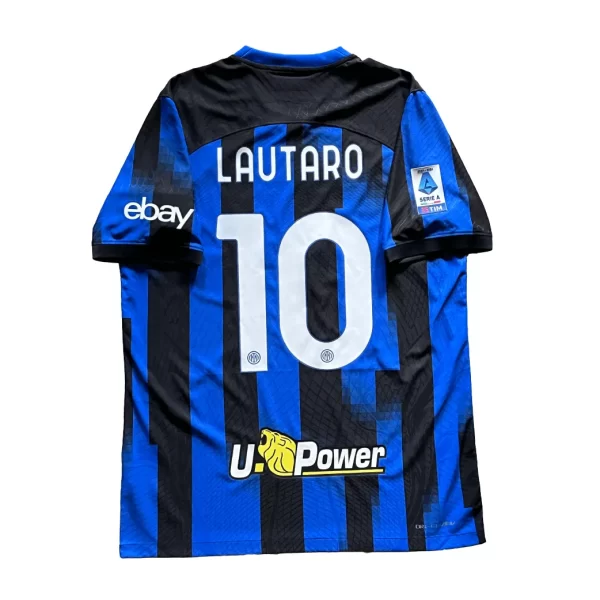 [Player Edition] Inter Milan 23/24 Dri-Fit Adv Home Shirt - Lautaro 10 (Serie A Full Set) (Size L)