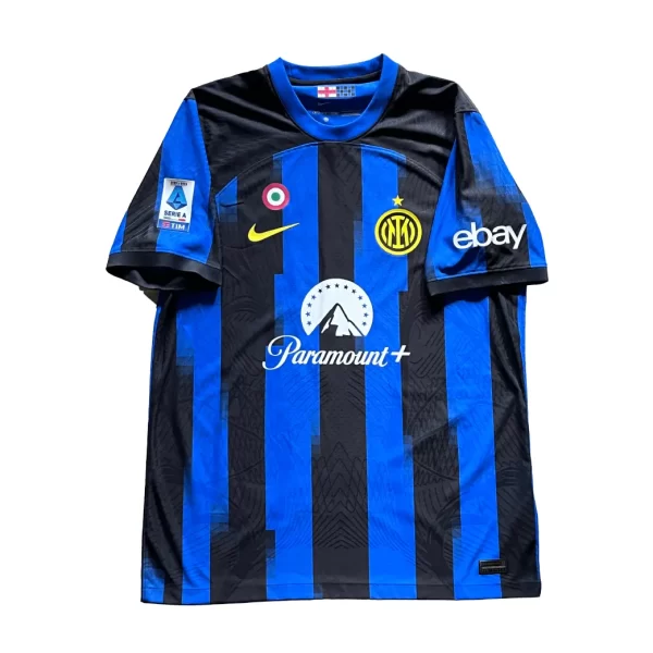 [Player Edition] Inter Milan 23/24 Dri-Fit Adv Home Shirt - Lautaro 10 (Serie A Full Set) (Size L) - Image 2