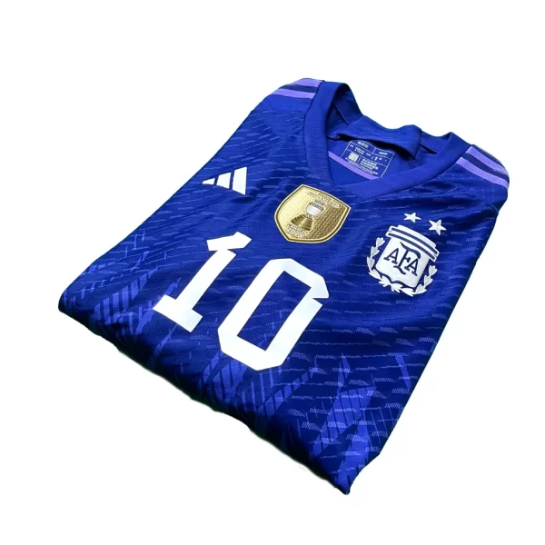 [Player Edition] Argentina 2022 Away Shit - Messi 10 + Campeon 2021 (Size M Asia) - Image 3