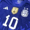 Argentina 2022 Away Campeon Messi 10 Details 01