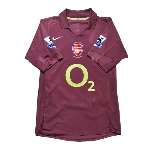 Arsenal Last Highbury Home Shirt - Bergkamp #10 (BPL Full Set) (Size S) - Image 2