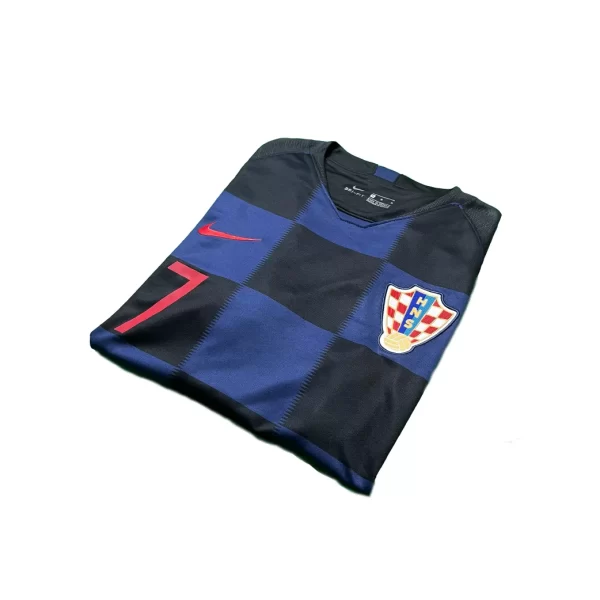 Croatia 2018 Away Shirt With Rakitic #7 (Size M) - Image 3