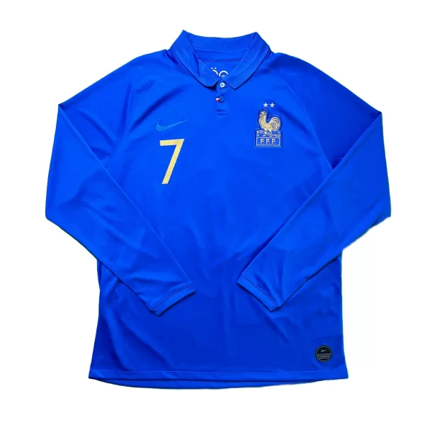 France 100th Anniversary Home Shirt With Griezmann #7 (Size XL) - Image 2