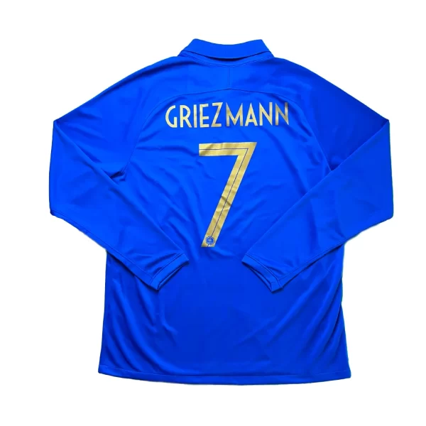 France 100th Anniversary Home Shirt With Griezmann #7 (Size XL)