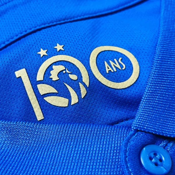 France 100th Anniversary Home Shirt With Griezmann #7 (Size XL) - Image 3