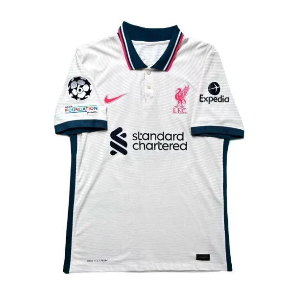 [Player Edition] Liverpool 2021/22 Away Shirt - M.Salah #11 (UEFA CL Full Set) (Size M) - Image 2