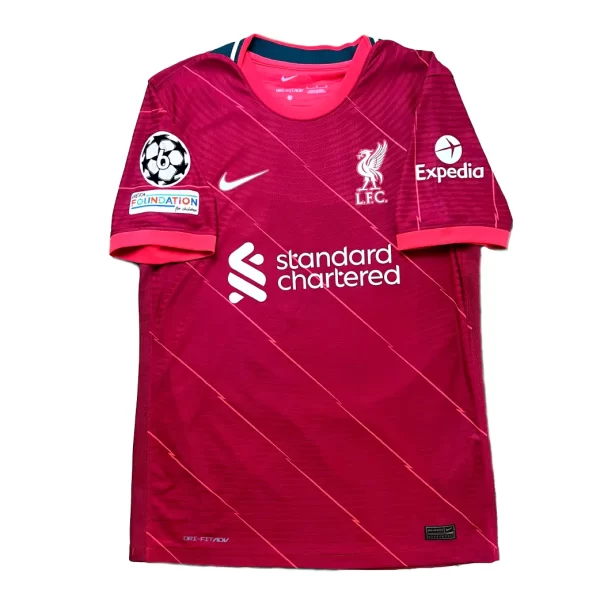 [Player Edition] Liverpool 2021/22 Home Shirt - Alexander-Arnold #66 (UEFA CL Full Set) (Size M) - Image 2