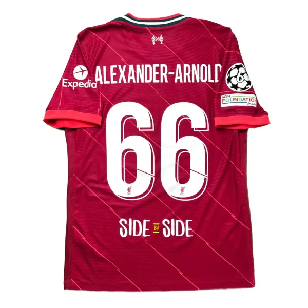 [Player Edition] Liverpool 2021/22 Home Shirt - Alexander-Arnold #66 (UEFA CL Full Set) (Size M)