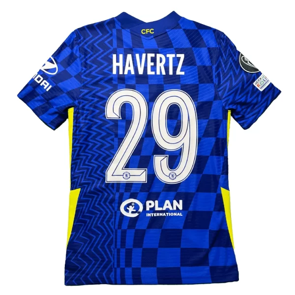 [Player Edition] Chelsea 2021/22 Home Shirt - Havertz #29 (UEFA CL + 2021 CWC Full Set) (Size S)