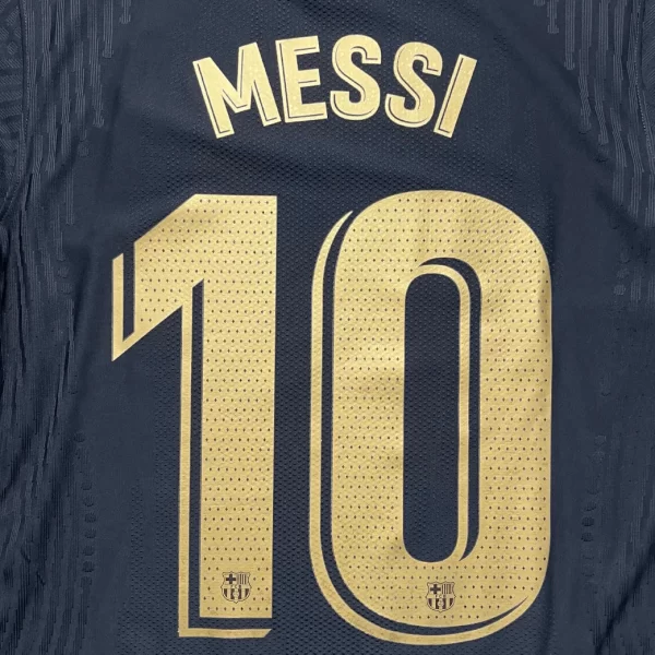 [Player Edition] Barcelona 2020/21 Away Shirt - Messi #10 (LFP Full Set) (Size M) - Image 3