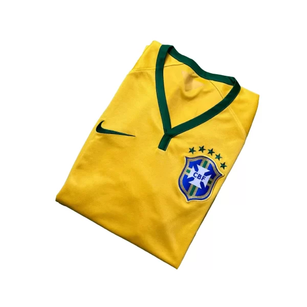 Brazil 2014 Home Shirt (Size S) - Image 3