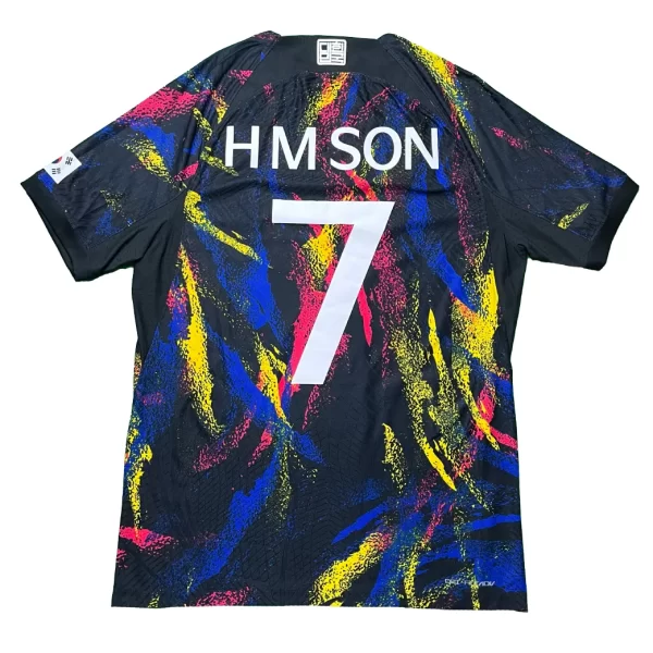 [Player Edition] South Korea 2022 Away Shirt With Korea Flag - H M Son #7 (Size M)