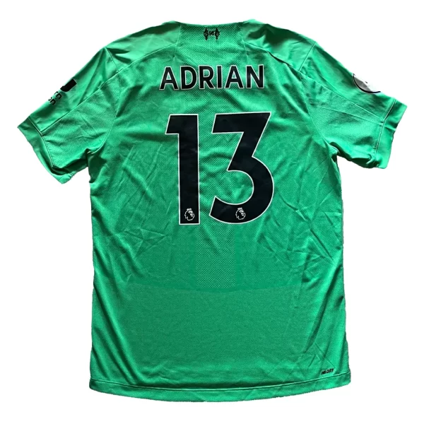 Liverpool 2019/20 Away Goalkeeper Shirt - Adrian #13 (BPL Full Set) (Size M)