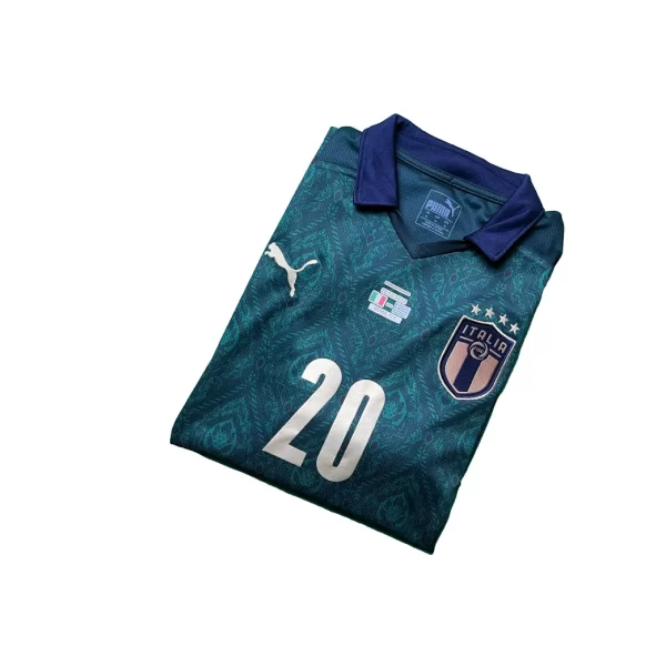 Italy 2020 Renaissance 3rd Shirt - Bernardeschi #20 (Euro Qualifiers Full Set) (Size M) - Image 3