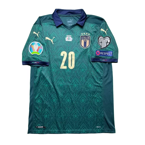 Italy 2020 Renaissance 3rd Shirt - Bernardeschi #20 (Euro Qualifiers Full Set) (Size M) - Image 2