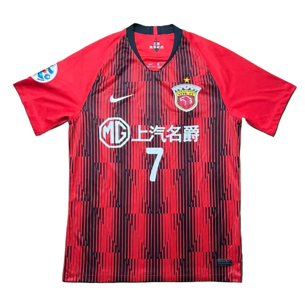 Shanghai SIPG 2020 Home Shirt - Arnautovic #7 (ACL Full Set) (Size L Asia) - Image 2