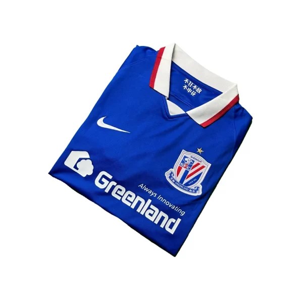 Shanghai Shenhua 2020 Home Shirt - El Shaarawy #22 (ACL Full Set) (Size L Asia) - Image 3