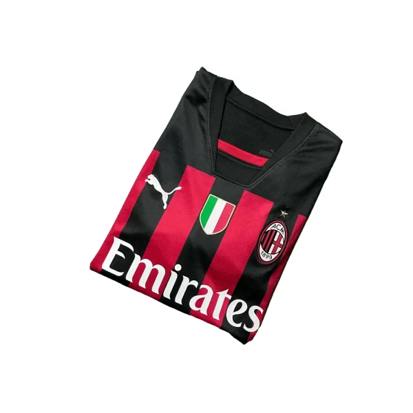 AC Milan 2022/23 Home Shirt - Ibrahimovic #11 (UEFA CL Full Set) (Size M) - Image 3