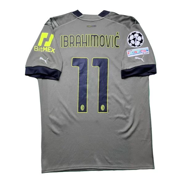 AC Milan 2022/23 3rd Shirt - Ibrahimovic #11 (UEFA CL Full Set) (Size M)