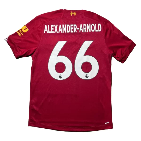 Liverpool 2019/20 Home Shirt - Alexander-Arnold #66 (BPL + 2019 CWC Full Set) (Size S US)