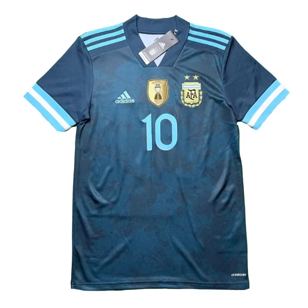 Argentina 2021 Away Shirt - Messi #10 + Campeon 2021 (Size S) - Image 2