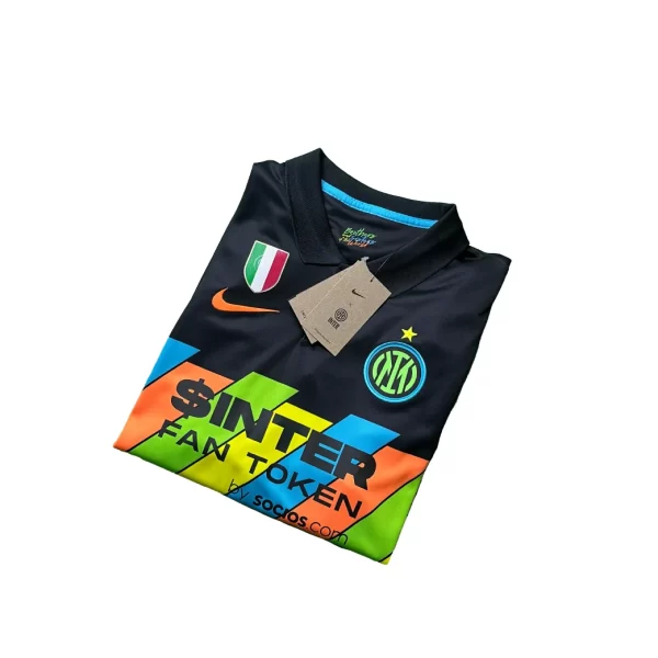 Inter Milan 2021/22 3rd Shirt - Barella #23 (Serie A Full Set) (Size S) - Image 3