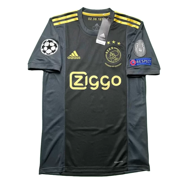 Ajax Amsterdam 2020/21 3rd Shirt - Neres #7 (UEFA CL Full Set) (Size S) - Image 2