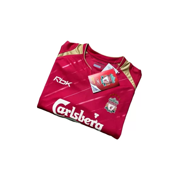 Liverpool 2005/06 UEFA CL Home Shirt (Size L US) - Image 3