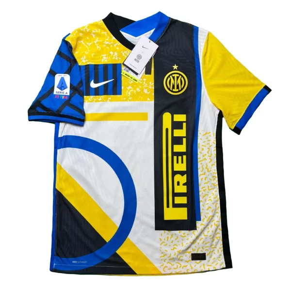 [Player Edition] Inter Milan 2020/21 4th Shirt - Lautaro #10 (Serie A Full Set) (Size M) - Image 2