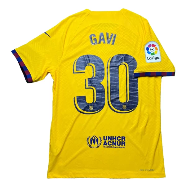 [Player Edition] Barcelona 2022/23 4th Shirt - Gavi #30 (LFP Full Set) (Size M)