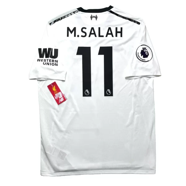 Liverpool 125th Anniversary 2017/18 Away Shirt - M.Salah #11(BPL Full Set) (Size M US) *Defect*