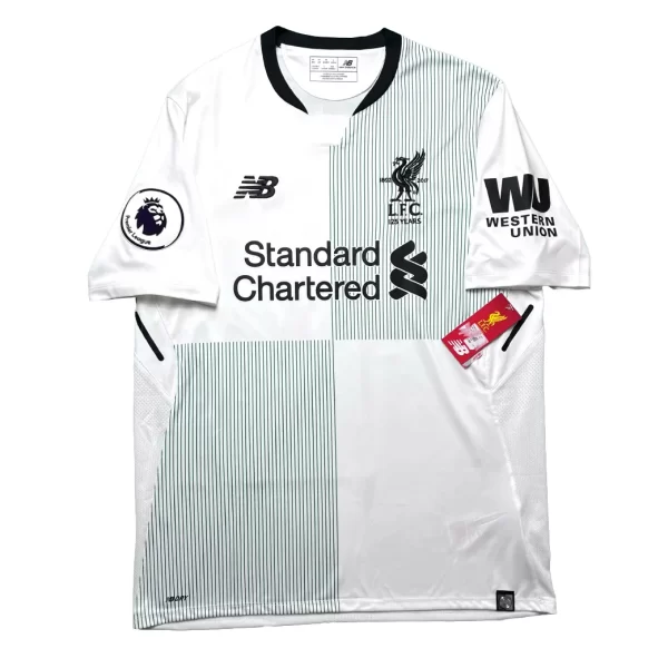 Liverpool 125th Anniversary 2017/18 Away Shirt - M.Salah #11(BPL Full Set) (Size M US) *Defect* - Image 2