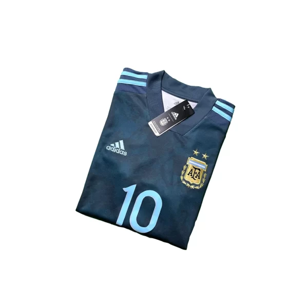 Argentina 2021 Away Shirt - Messi #10 (Size M) - Image 3