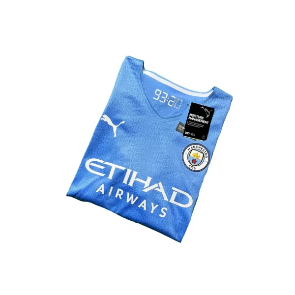 [Player Edition] Manchester City 2021/22 Home Shirt - De Bruyne #17 (UEFA CL Full Set) (Size XL) - Image 3