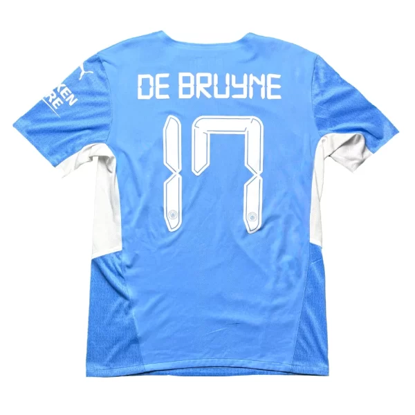 [Player Edition] Manchester City 2021/22 Home Shirt - De Bruyne #17 (UEFA CL Full Set) (Size XL)