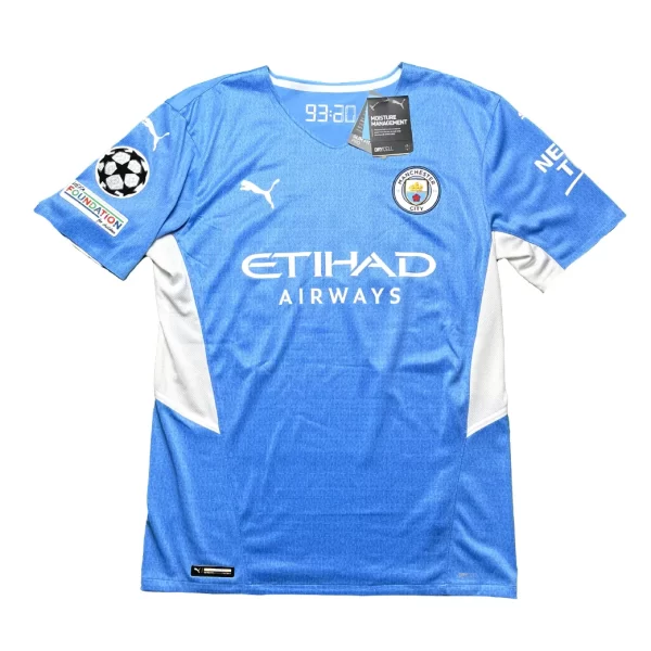 [Player Edition] Manchester City 2021/22 Home Shirt - De Bruyne #17 (UEFA CL Full Set) (Size XL) - Image 2