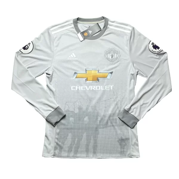 [Long Sleeve] Manchester United 2017/18 3rd Shirt - Lukaku #9 (BPL Full Set) (Size S) - Image 2