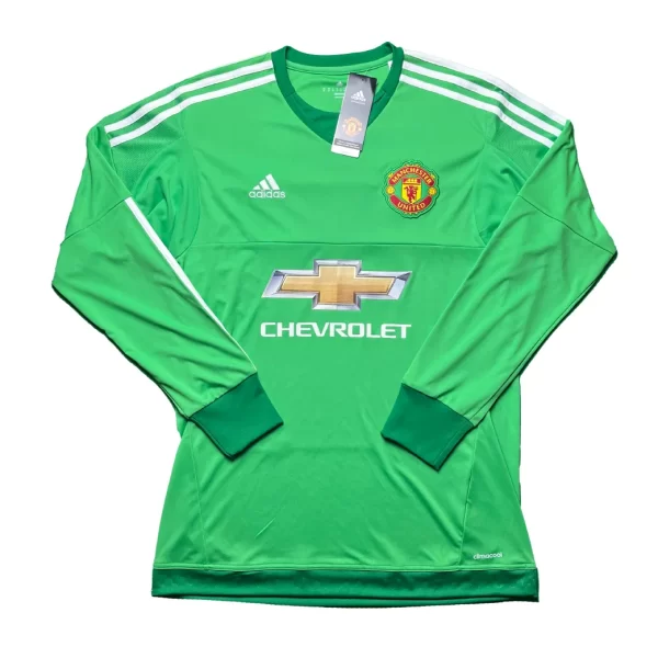 Manchester United 2015/16 Goalkeeper Shirt - Green (Size M)