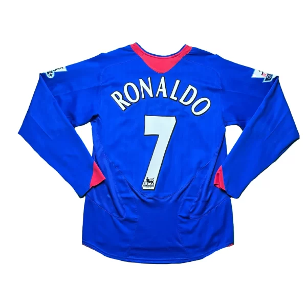 [Long Sleeve] Manchester United 2005/06 Away Shirt - Ronaldo #7 (BPL Full Set) (Size S)