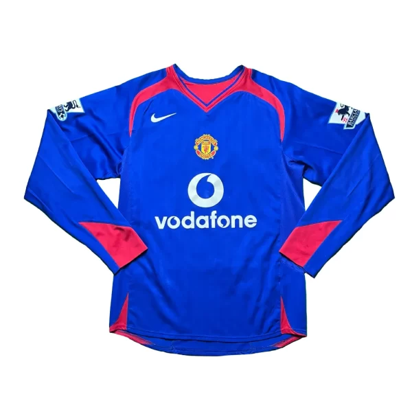 [Long Sleeve] Manchester United 2005/06 Away Shirt - Ronaldo #7 (BPL Full Set) (Size S) - Image 2