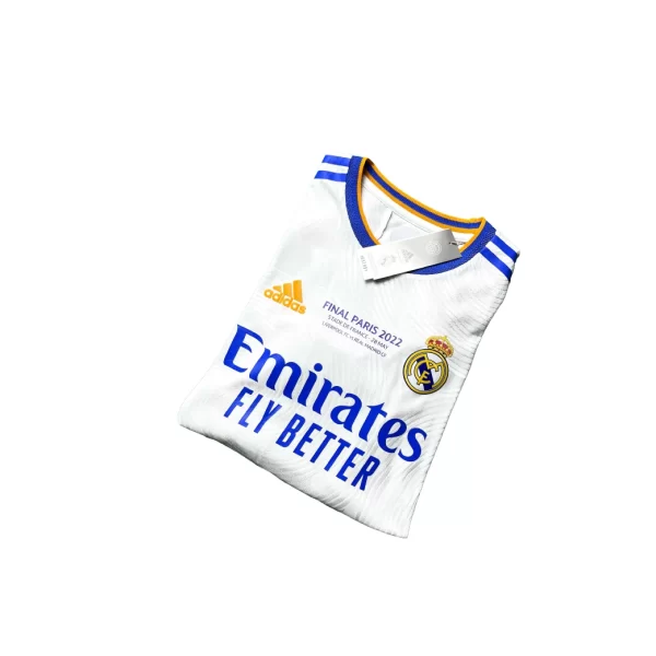 [Player Edition] Real Madrid Final Paris 2022 Home Shirt - Benzema #9 (Size XS) - Image 3