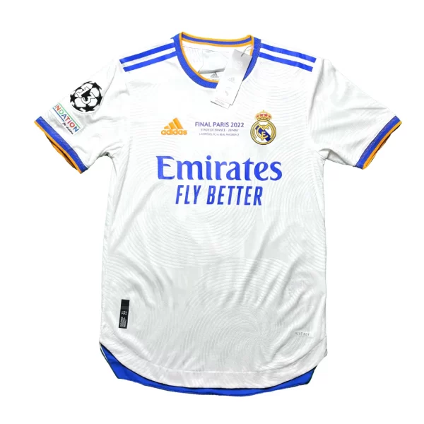 [Player Edition] Real Madrid Final Paris 2022 Home Shirt - Benzema #9 (Size XS) - Image 2