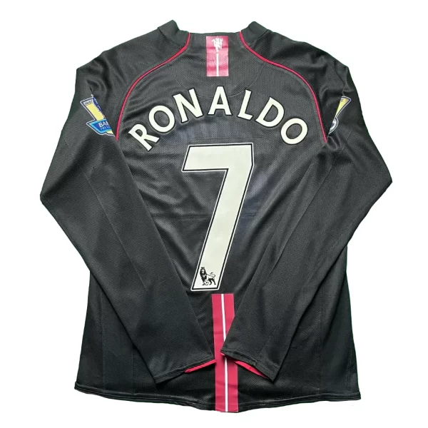 [Long Sleeve] Manchester United 2007/08 Away Shirt - Ronaldo #7 (BPL Full Set) (Size S)