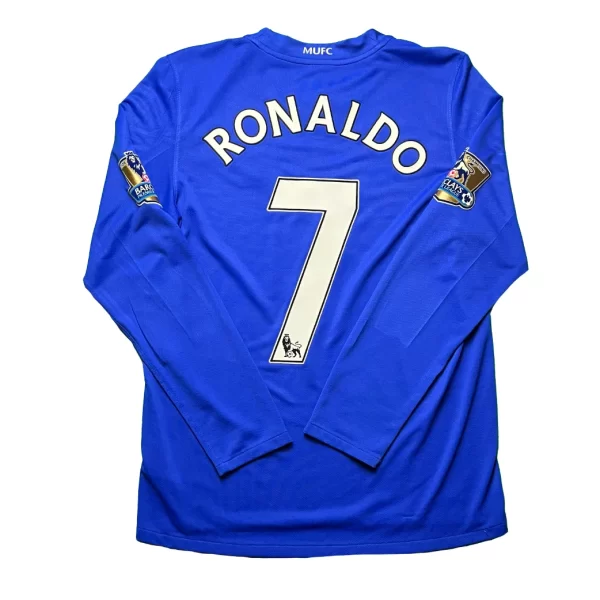 [Long Sleeve] Manchester United 2008/09 3rd Shirt - Ronaldo #7 (BPL Full Set) (Size S)