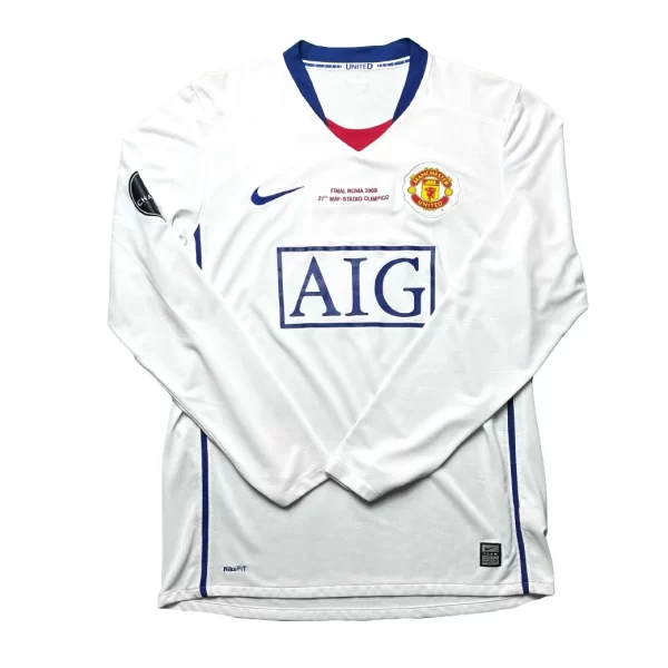 [Long Sleeve] Manchester United Final Roma 2009 Shirt - Ronaldo #7 (Size M) - Image 2