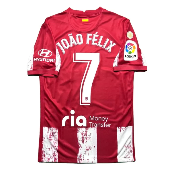 Atletico Madrid 2021/22 Home Shirt - Joao Felix #7 (LFP Full Set) (Size S)